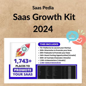 Saas Pedia – Saas Growth Kit 2024