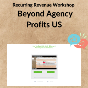 Recurring Revenue Workshop - Beyond Agency Profits US