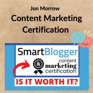 Jon Morrow – Content Marketing Certification