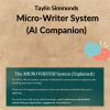 Taylin Simmonds – Micro-Writer System (AI Companion) 3 Noi dung doan van ban cua ban 2 5 11