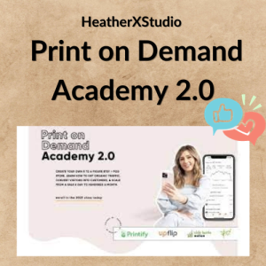 HeatherXStudio – Print on Demand Academy 2.0