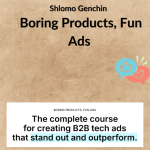 Shlomo Genchin – Boring Products, Fun Ads