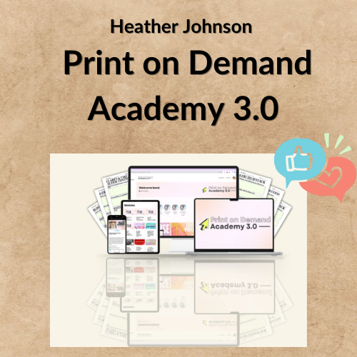 Heather Johnson – Print on Demand Academy 3.0 1 Noi dung doan van ban cua ban 3 8 9