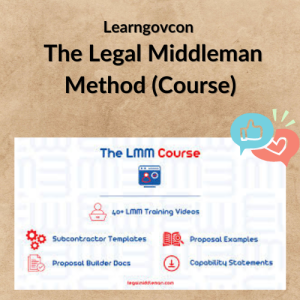 Learngovcon – The Legal Middleman Method (Course)