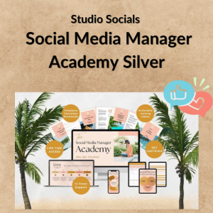 Studio Socials – Social Media Manager Academy Silver