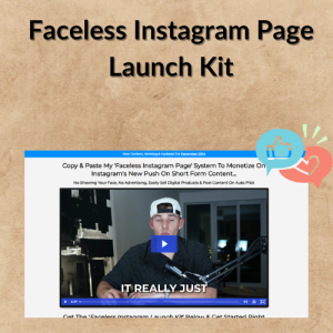Faceless Instagram Page Launch Kit