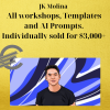 JK Molina - All workshops, Templates and AI Prompts. Individually sold for $3,000+