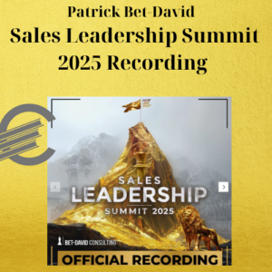 Patrick Bet-David – Sales Leadership Summit 2025 Recording