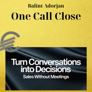 Balint Adorjan – One Call Close