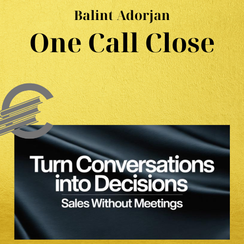 Balint Adorjan – One Call Close 1 Balint Adorjan – One Call Close