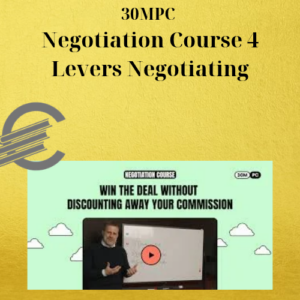 30MPC – Negotiation Course 4 Levers Negotiating
