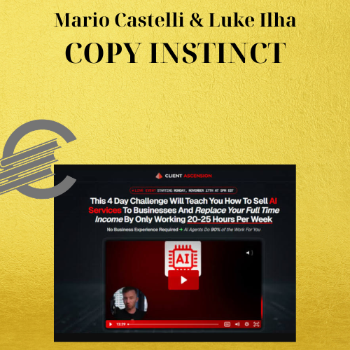 Mario Castelli & Luke Ilha – COPY INSTINCT 1 Mario Castelli & Luke Ilha – COPY INSTINCT