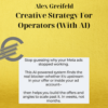 Alex Greifeld – Creative Strategy For Operators (With AI)